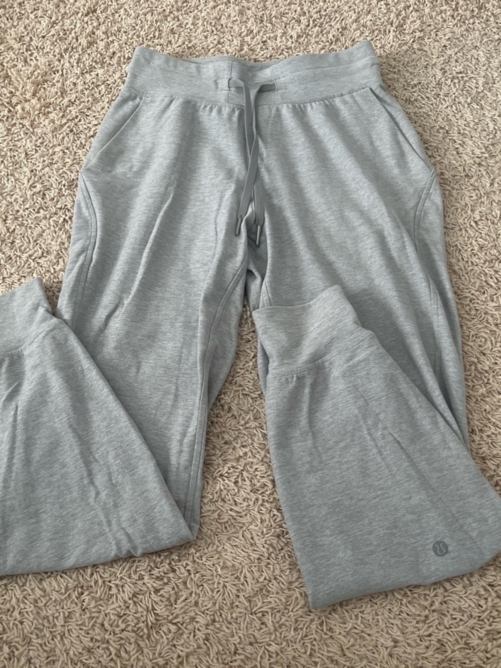 lululemon Ready to Rulu Light Gray Women's Jogger Track Pants